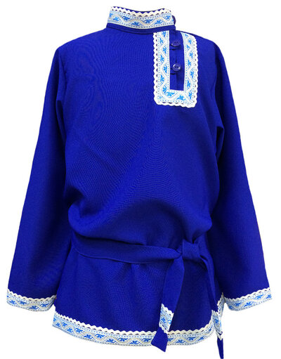 Chemise russe en coton Basil pour les garcons