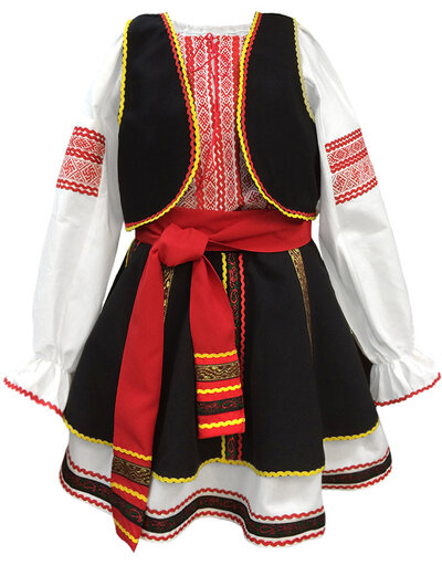 Moldova Romanian costume for girls