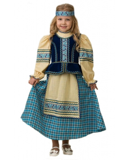 Costume folklorique pour les filles Slavic