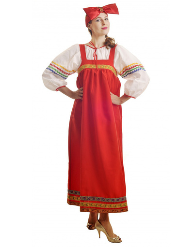 Russian BaBushka costume red