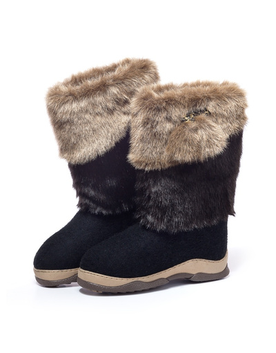 Russian Unty valenki felt boots ''Snowy Winter''