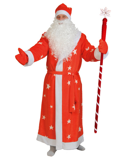 Ded Moroz Costume Russe rouge