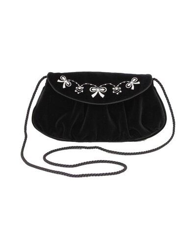 Small Black Evening Bag ''Bantik''}