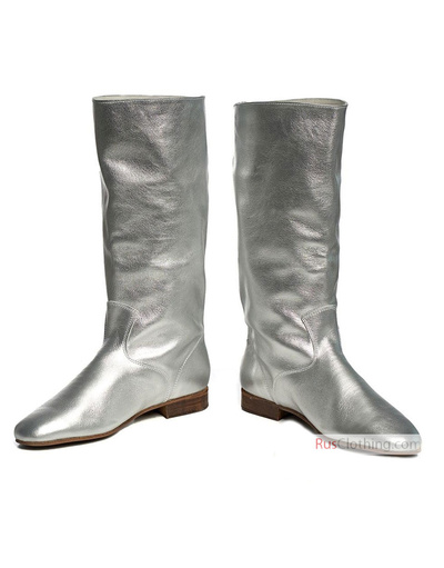 Dance boots silver