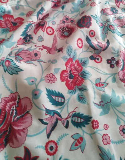 Vintage Russian fabric