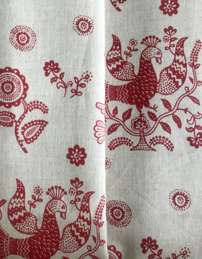 Russian textile ''Linen Embroidery''