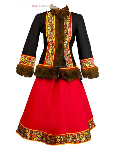 Maslenitsa costume russia