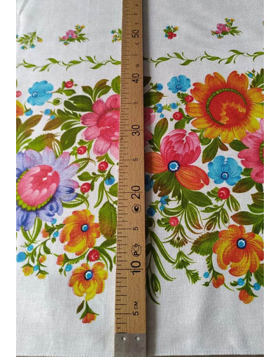 Russian flower fabric