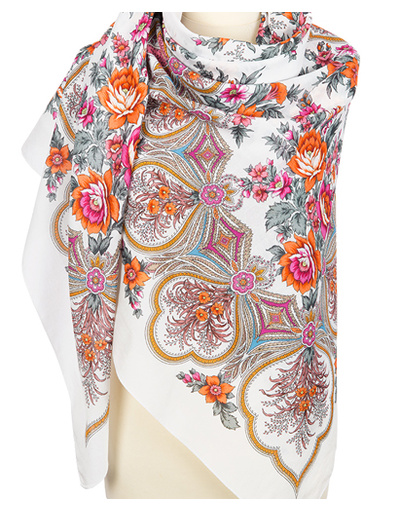 Cotton shawl ''April''