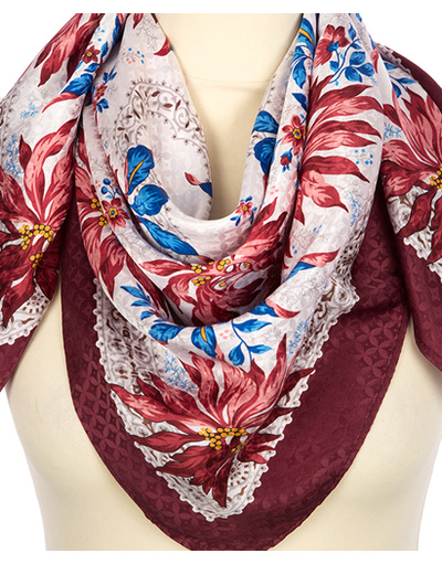 Silk shawl ''Watercolors''