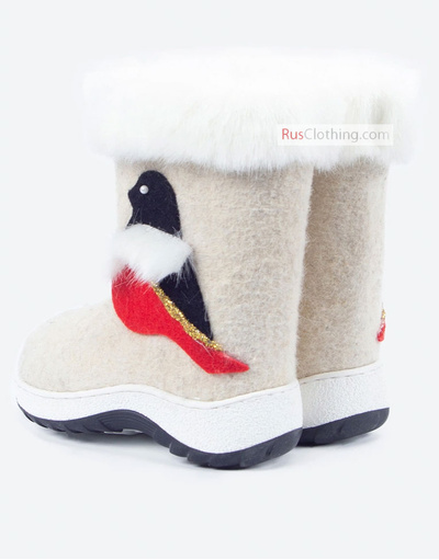 Winter felted boots kids