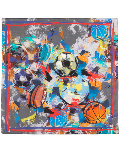 Cotton head scarf ''Football dream''