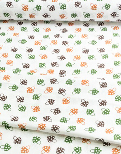 {[en]:Cotton fabric ''Mushrooms''}