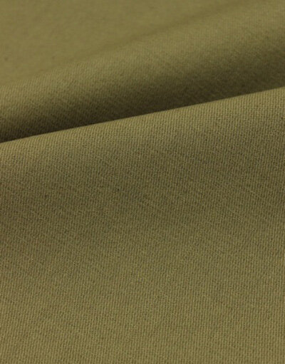 {[en]:Khaki cotton twill fabric}