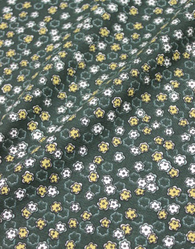 {[en]:Dress cotton with micro fleece ''Small flowers''}