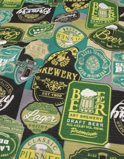 {[en]:Waffle fabric ''Gourmet''}