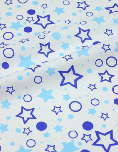 {[en]:Cotton fabric ''Stars assorti''}