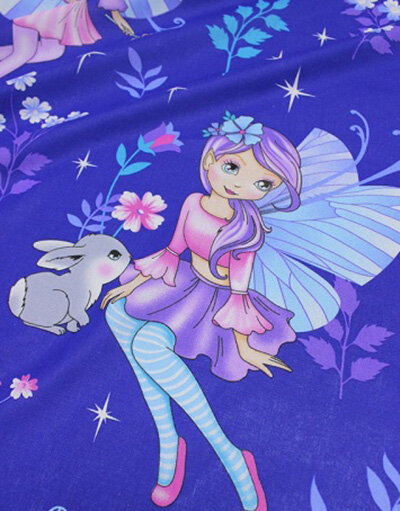 {[en]:Cotton fabric ''Forest fairies''}