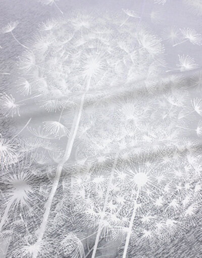 {[en]:Percale fabric ''Dandelions''}