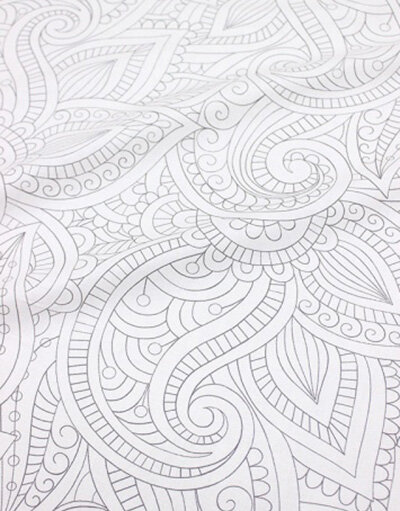 {[en]:Cotton fabric ''King of animals''}