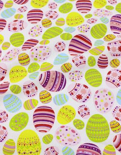 {[en]:Panama weave cotton ''Easter Eggs''}