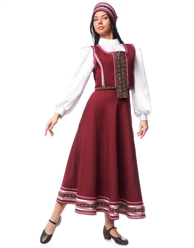 Baltic folk dress