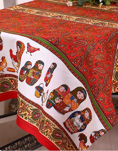 Matreshka tablecloth