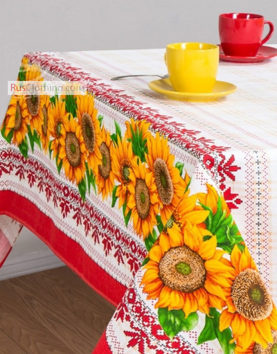 ukrainian folk tablecloth