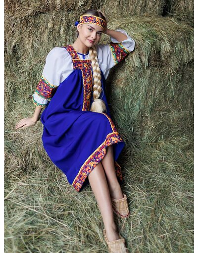 folk sarafan russian
