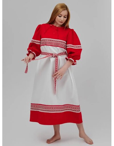Slavic dress rubakha