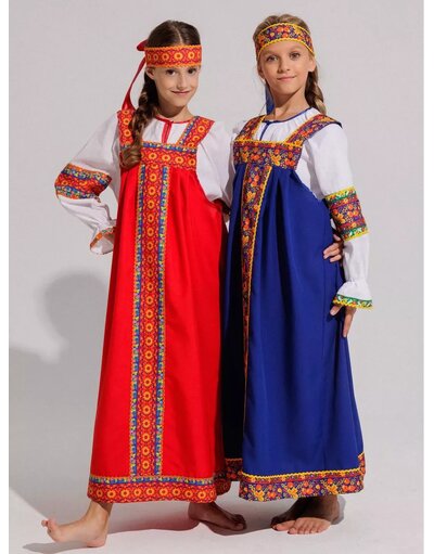Russian sarafan dress