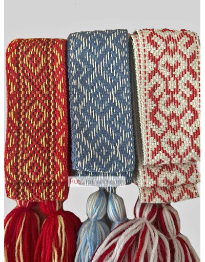 Slavic folk sash belt
