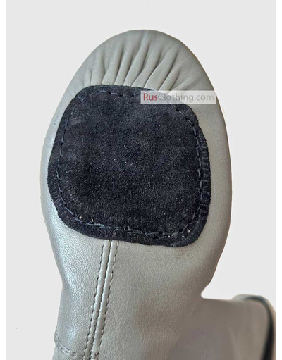 Ballet dancer split sole boots