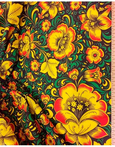 Motif russe " Bright Khokhloma ''