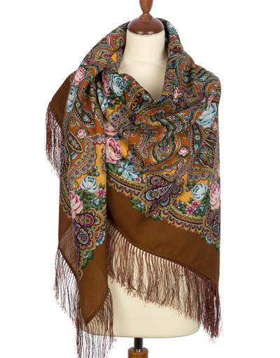 Wool shawl ''Lukomorye'' color 2 back
