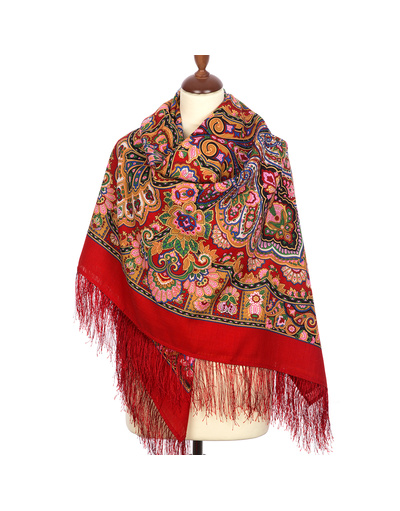 Wool shawl ''Beauty Queen''