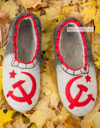 russian felt shoes