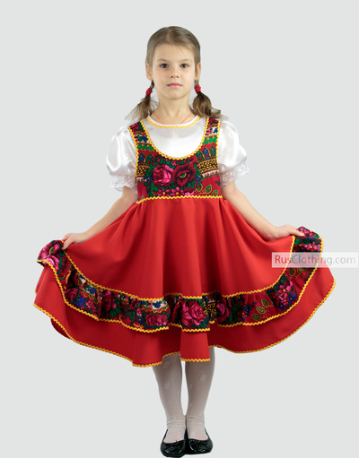 russian folk dancing dress