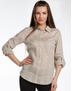 Linen blouse with embroidery ''Olga''
