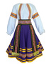 Moldova Romanian costume for girls