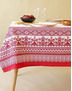 Slavic folk tablecloth