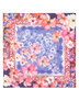 Cotton head scarf ''Floral tracery''