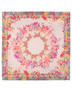 Cotton shawl ''Flower Roundelay''
