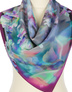 Silk scarf ''Tender lilac''