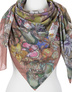 Cotton shawl ''Flower Symphony''
