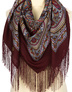 Wool shawl ''Rain Pattern ''
