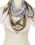 Silk shawl ''Northern Flowers''