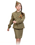 Soviet Uniform stage costume for girls ''Militarily''