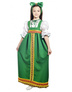 Russian Barynia costume for girls green