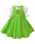 Russian ballet dance dress ''Polina'' bright green